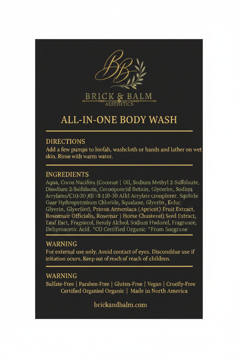 Body Wash Back Label Fixed