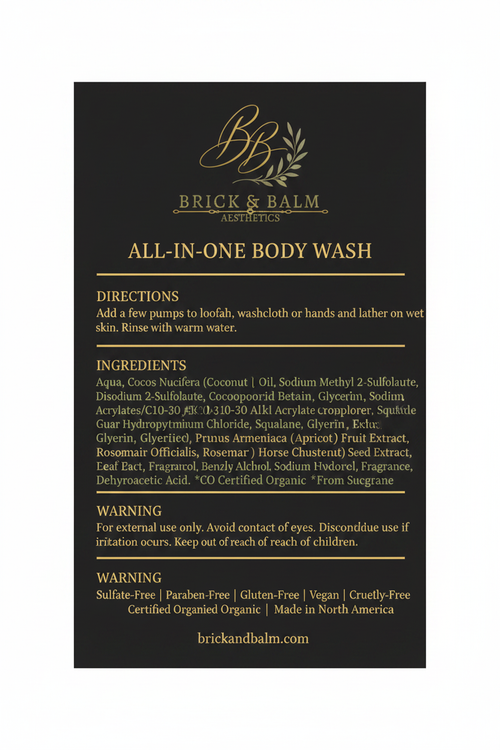 Body Wash Back Label Fixed