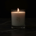 Candle on Black Marble
