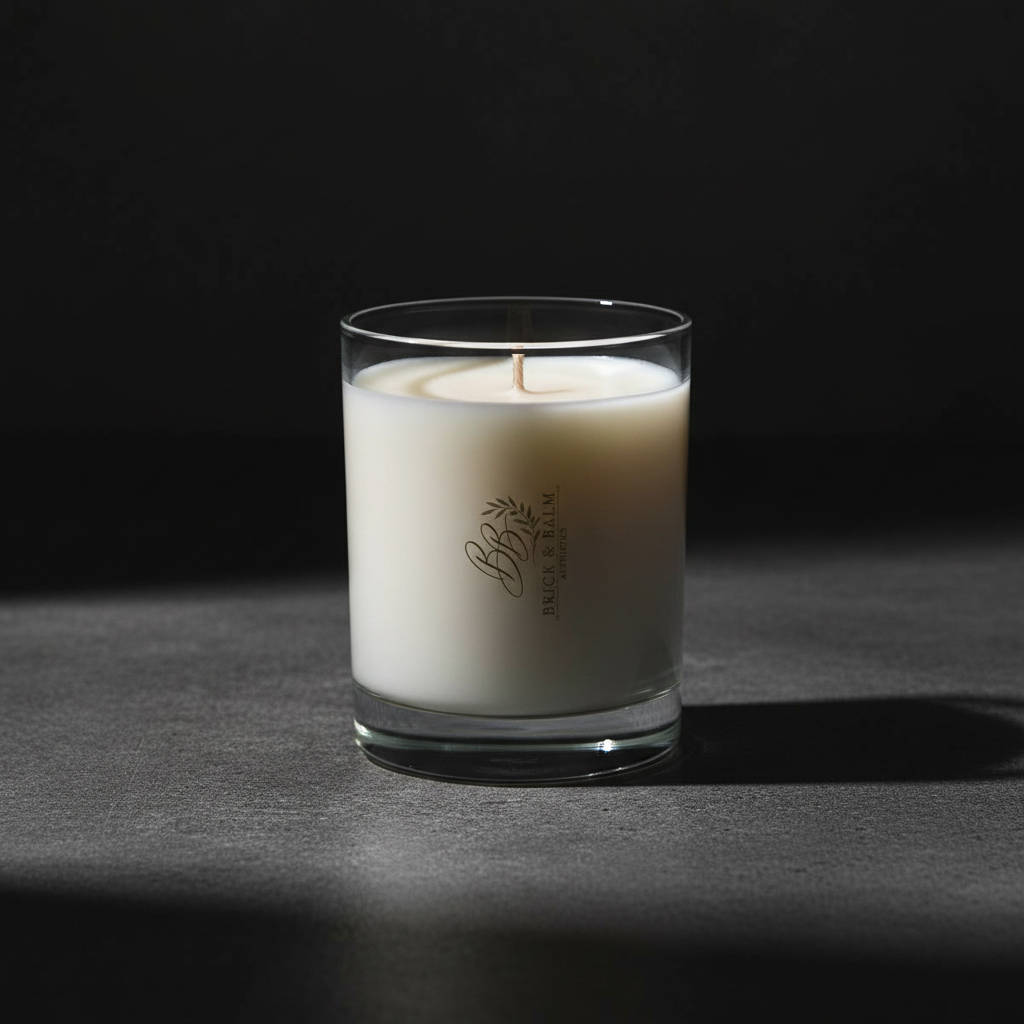 Candle on Concrete