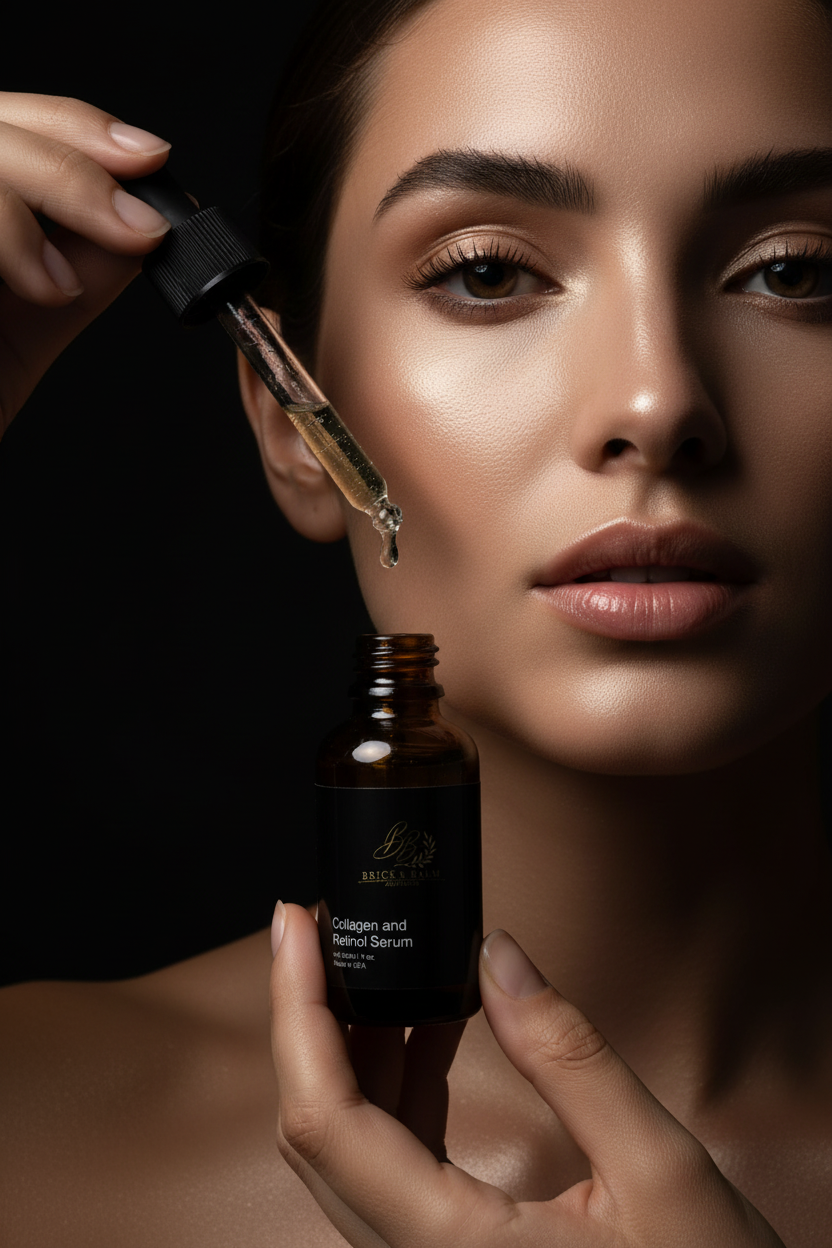 Collagen Retinol Serum Model
