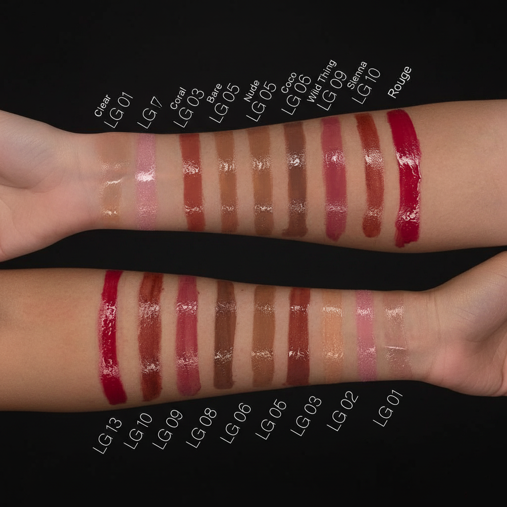 Lip Gloss Arm Swatch - Dark Background