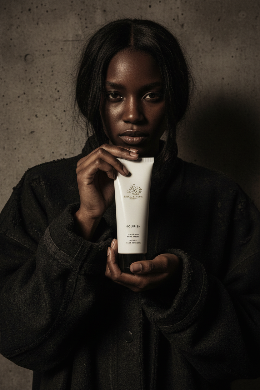 Model with Nourish Hand Cream