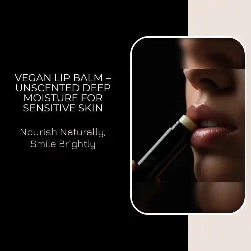 Vegan Lip Balm &ndash; Unscented Deep Moisture for Sensitive Skin by@Outfy