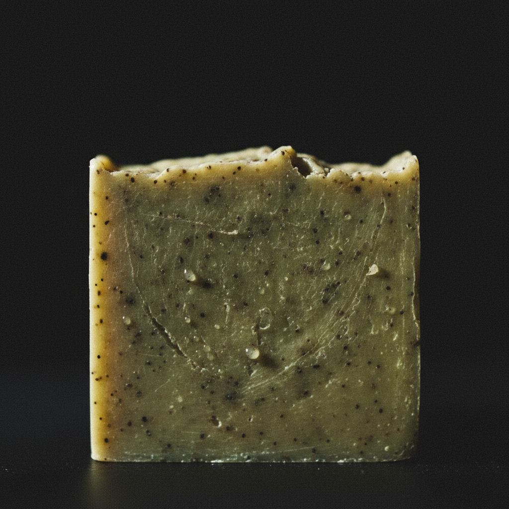 Sunflower Goddess soap macro texture
