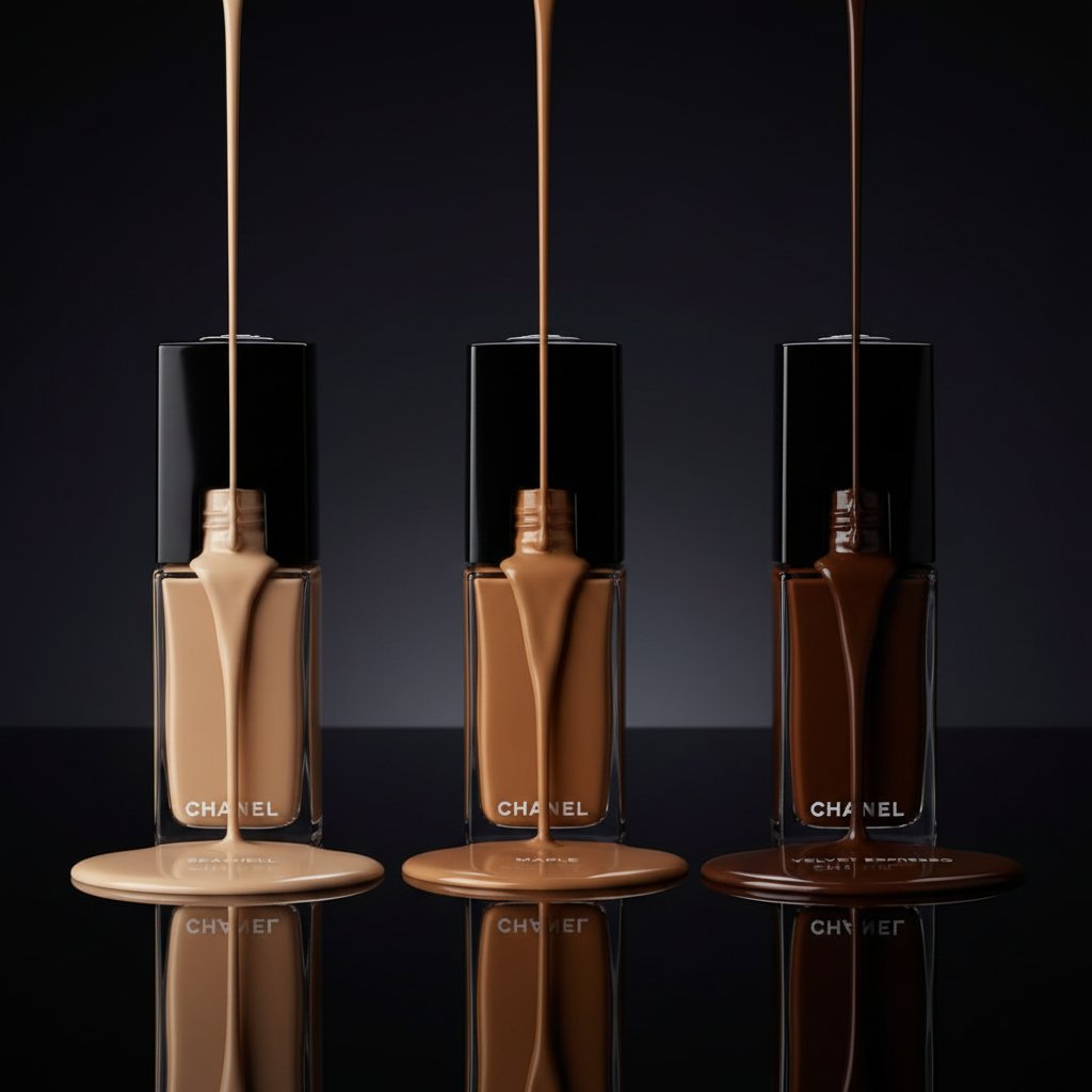 Three Shade Foundation Pour Square