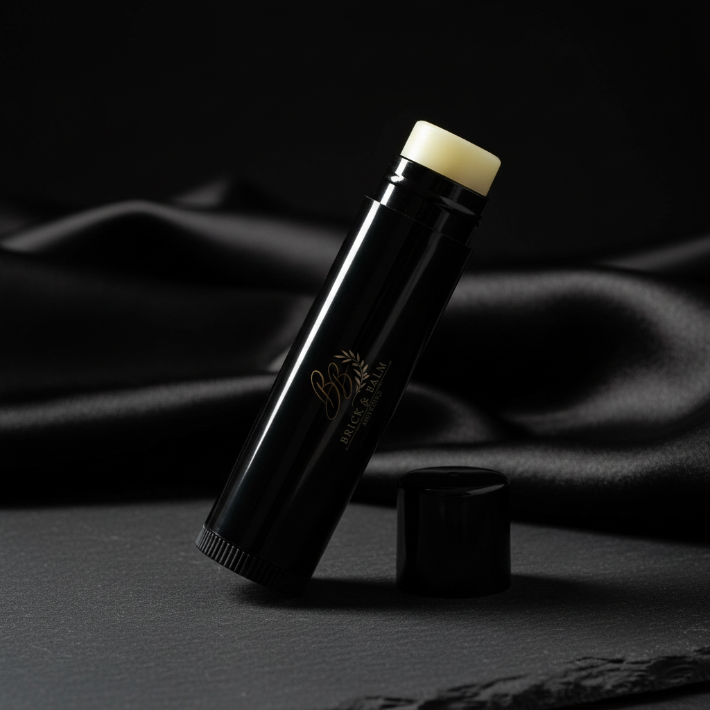 Vegan Lip Balm Angled